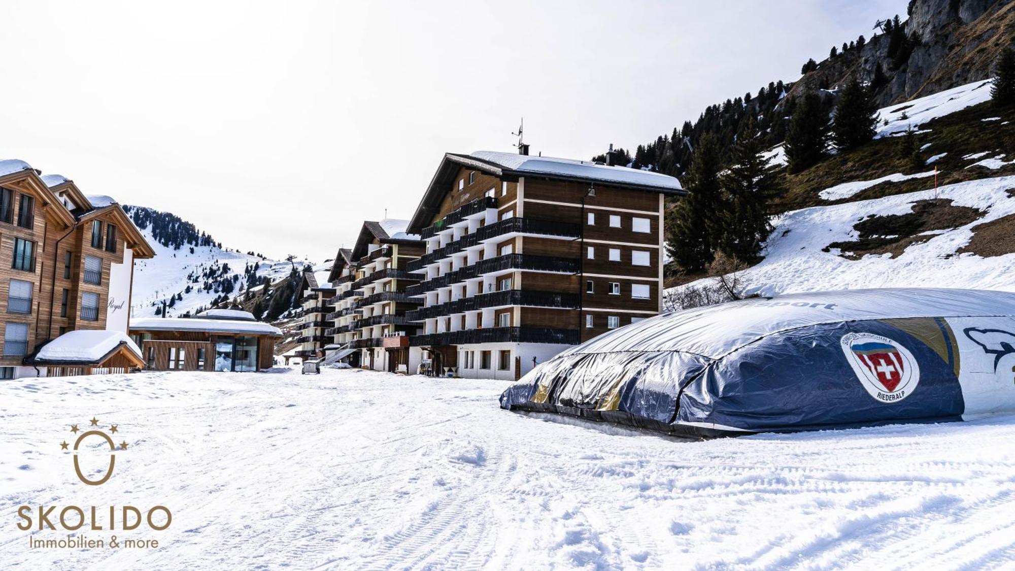 Haus Rhodania Mit Matterhornblick, Riederalp Mitte Exteriér fotografie